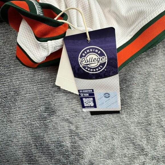 Miami Hurricanes Jersey Mens Large NCAA Basketball Adidas College Shirt - Picture 11 of 13